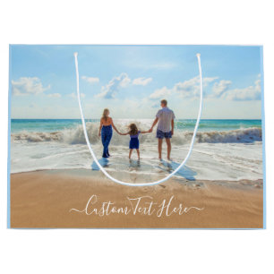 オリジナルギフトバッグを作成 - お名前・テキスト追加 ラージペーパーバッグ