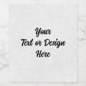 オリジナルギフトバッグを作成 ワインラベル (シングルラベル)