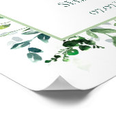 オリジナルギフト！結婚記念の壁をカスタマイズ ポスター (角)