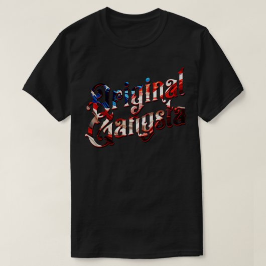 オリジナルギャングフラグ Tシャツ (デザイン正面)