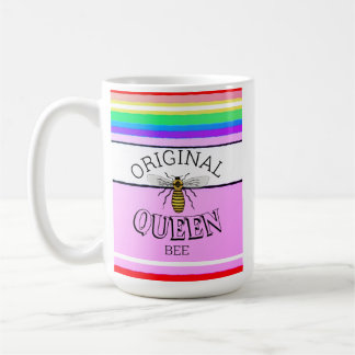 オリジナルクイーンビーストライプズ コーヒーマグカップ