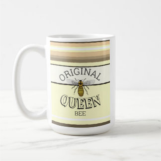 オリジナルクイーンビーストライプズ コーヒーマグカップ