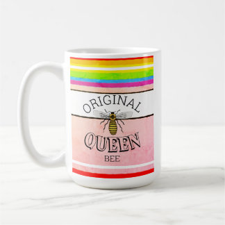 オリジナルクイーンビーストライプズ コーヒーマグカップ