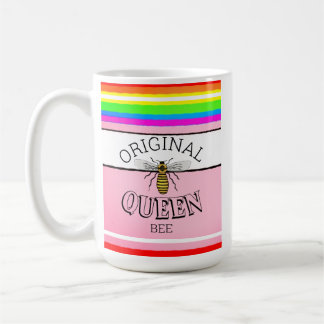 オリジナルクイーンビーストライプズ コーヒーマグカップ