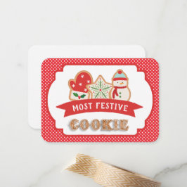 オリジナルクッキーをデザインして受賞しよう ノートカード