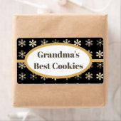 オリジナルクッキーラベル、ばあばの最高ラベル ラベル (インサイチュ)