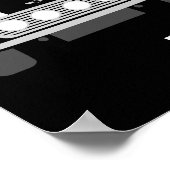 オリジナルクラシックミニカーミニマリストアート ポスター (角)