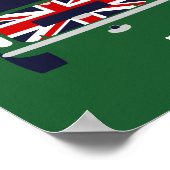 オリジナルクラシックミニクーパーミニマリストアート ポスター (角)