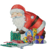 オリジナルクリスマスの季節のサンタデザイン ネクタイ