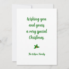 オリジナルクリスマスカード 招待状