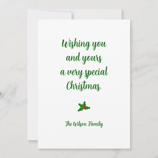 オリジナルクリスマスカード 招待状 (正面)