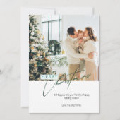 オリジナルクリスマスカード 招待状 (正面)