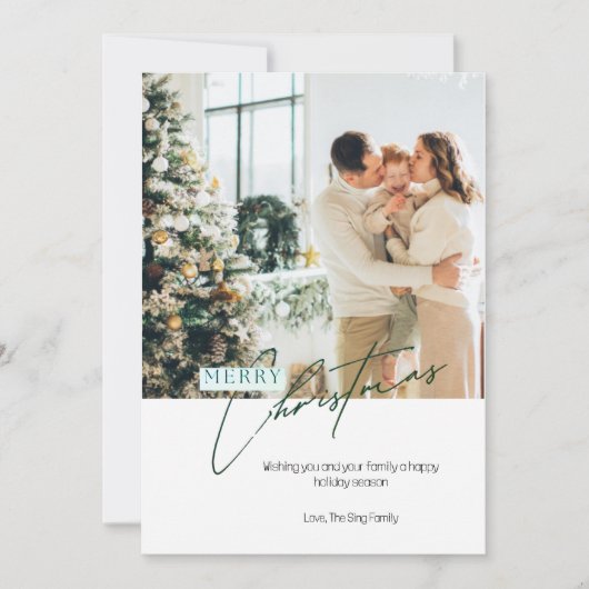 オリジナルクリスマスカード 招待状 (正面)