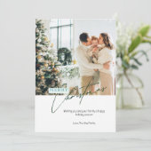 オリジナルクリスマスカード 招待状 (スタンド正面)