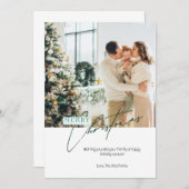 オリジナルクリスマスカード 招待状 (正面/裏面)