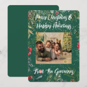 オリジナルクリスマスグリーティングカード 招待状 (正面/裏面)