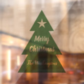 オリジナルクリスマスツリー窓看板 ウィンドウサイン (シート2)