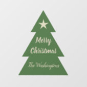 オリジナルクリスマスツリー窓看板 ウィンドウサイン (シート)