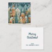 オリジナルクリスマスビレッジ ノートカード (正面/裏面)