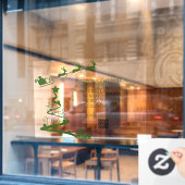 オリジナルクリスマスホリデーストア営業時間ウィンドウクリング ウィンドウサイン (カフェ窓)