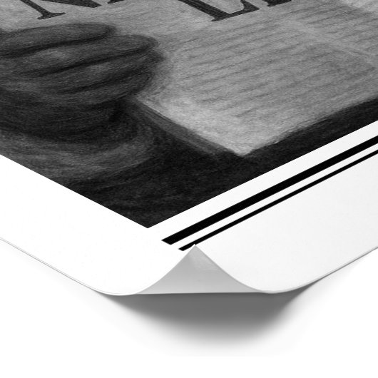 オリジナルクリスマス新聞デコレーション, 面白いクリスマス ポスター (角)