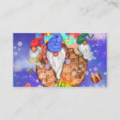 オリジナルクリスマス ビジネスカード 例文 (裏面)