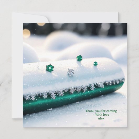 オリジナルクリスマス 招待状 (裏面)