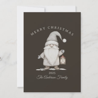オリジナルクリームシルバーシニアノームクリスマスギフト シーズンカード