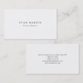 オリジナルクリーン白黒水平 名刺 (正面/裏面)