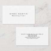 オリジナルクリーン白黒 ユニーク 名刺 (正面/裏面)