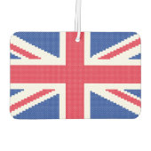 オリジナルクロスステッチデザインユニオンジャック カーエアーフレッシュナー (裏面)