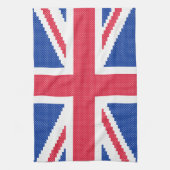 オリジナルクロスステッチデザインユニオンジャック キッチンタオル (縦)