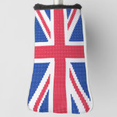 オリジナルクロスステッチデザインユニオンジャック ゴルフヘッドカバー (回転90)