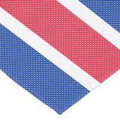 オリジナルクロスステッチデザインユニオンジャック ショートテーブルランナー (コーナー)