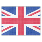 オリジナルクロスステッチデザインユニオンジャック テーブルクロス (正面(横))