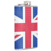 オリジナルクロスステッチデザインユニオンジャック フラスク (右)