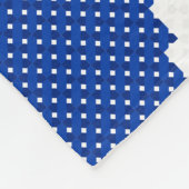 オリジナルクロスステッチデザインユニオンジャック フリースブランケット (角)