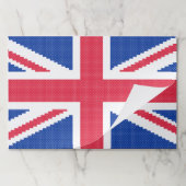 オリジナルクロスステッチデザインユニオンジャック ペーパーパッド (折り畳み)