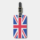 オリジナルクロスステッチデザインユニオンジャック ラゲッジタグ (正面縦)