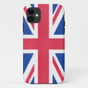 オリジナルクロスステッチデザインユニオンジャック iPhone 11 ケース