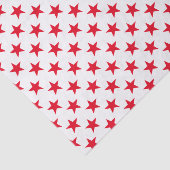 オリジナルクールスタイルホワイトレッドスターパターン 薄葉紙 (詳細)