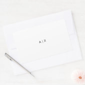 オリジナルグッズを作成 長方形シール (封筒)