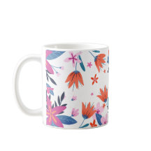 オリジナルグラフィックデザインはっきりした花模様