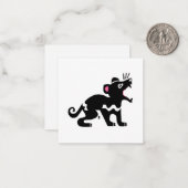 オリジナルグラフィック – TASMANIAN DEVIL – 有袋類 ノートカード (正面/裏面インサイチュ)