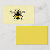 オリジナルグラフィックBEE – 絶滅危惧種 – 黄色 名刺 (正面/裏面)