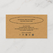 オリジナルグリーンリーフナーセリー ブランディング 名刺 (裏面)