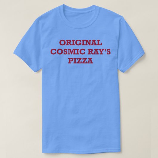 オリジナルコズミックレイズピザ Tシャツ (デザイン正面)
