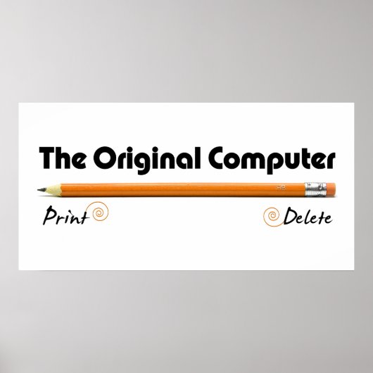 オリジナルコンピュータ ポスター (正面)