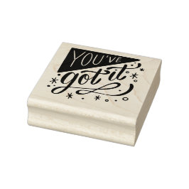 オリジナルゴムスタンプ「You've got It」 ラバースタンプ