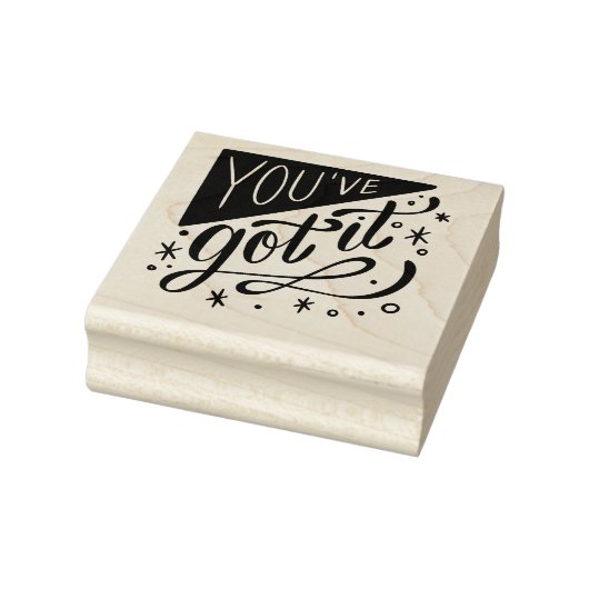 オリジナルゴムスタンプ「You've got It」 ラバースタンプ (スタンプ)